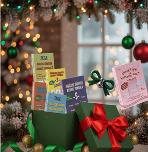 İngilizce Tombala Seti 5+1 (Davetiye Kutlama Kartı Hediyeli)