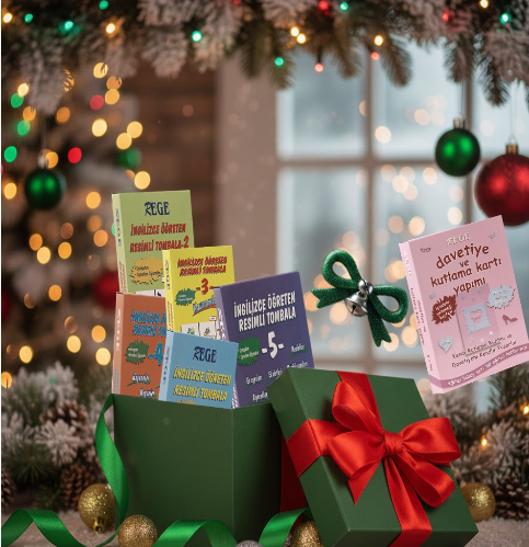 İngilizce Tombala Seti 5+1 (Davetiye Kutlama Kartı Hediyeli)